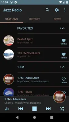 Jazz & Blues Music Radio android App screenshot 4